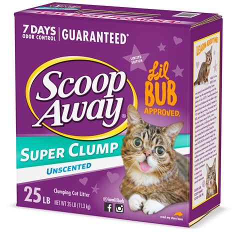 scoop away unscented cat litter.